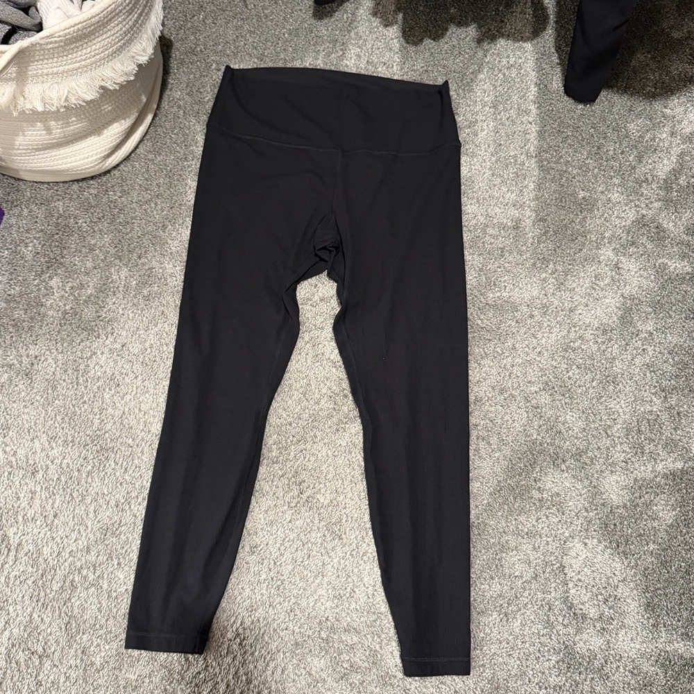 Lululemon Align Ribbed Black Leggings